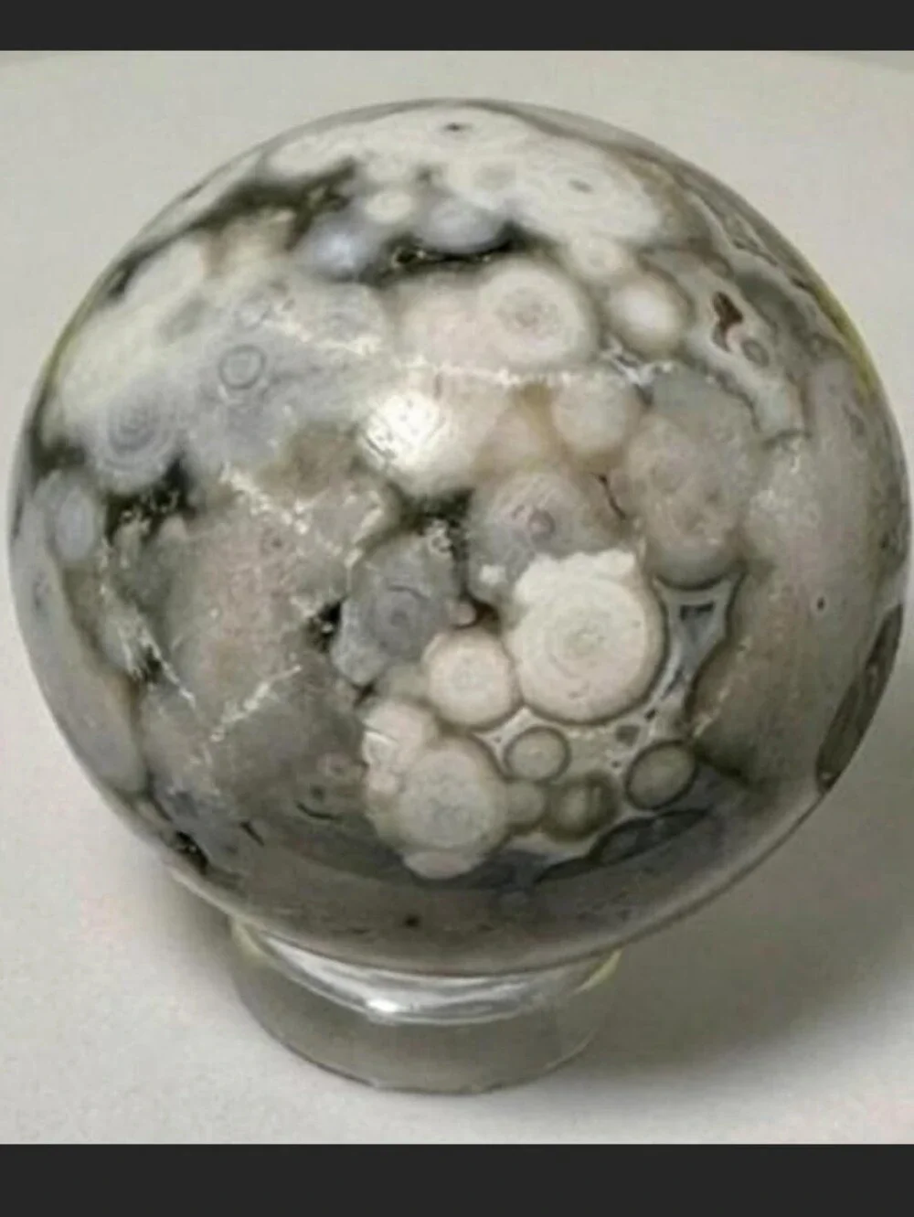 Rare HG 8th Vein Ocean Jasper Crystal Sphere✨️New Old Stock✨️Marovato Madagascar